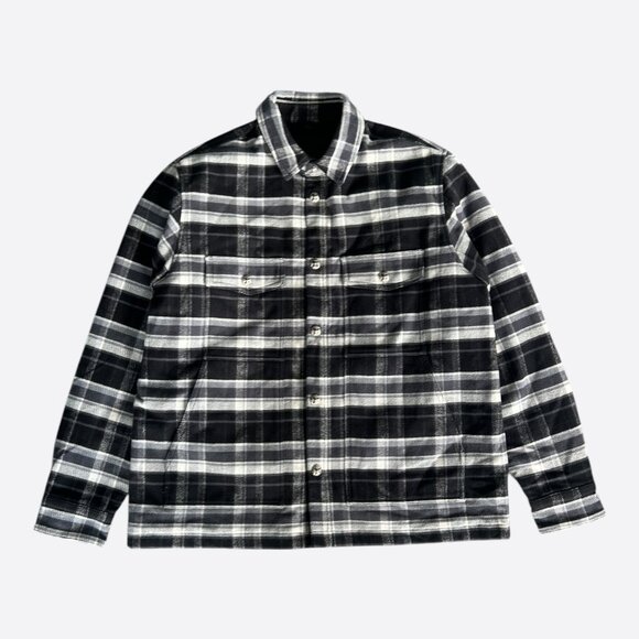 Chrome Hearts Other - Chrome Hearts Black & Grey Plaid Jacket